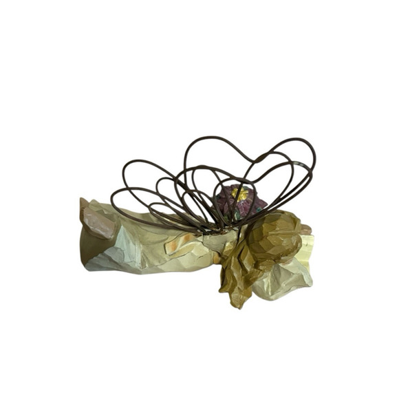 Two Ganz Angel Accent Flower Winter greenery Resin figurines by Roman Home Decor - Picture 10 of 13